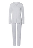 Mira L/Slv Pajama | Cloud Melange 79632-2991