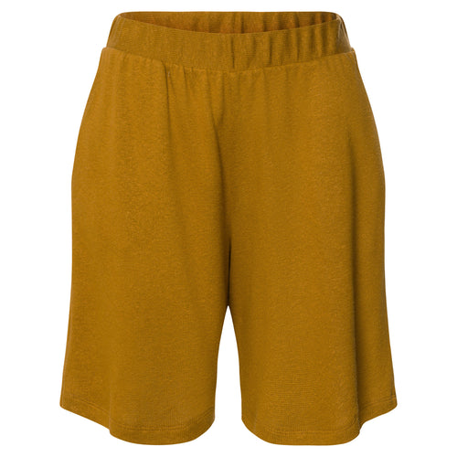 Summer Knits Linen Blend Shorts | Golden Cumin 78879-2803