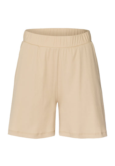 Sleep And Lounge Cotton Rib Shorts | Iced Cappuccino 74856-2846