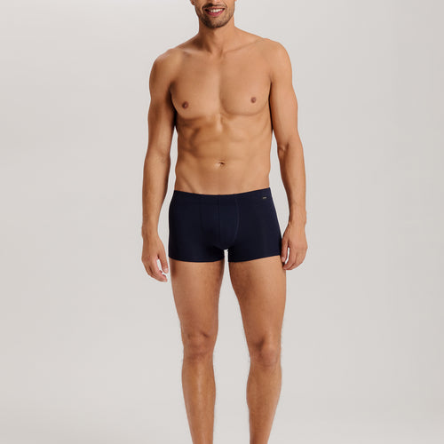 Cotton Essentials 2 Pack Boxer Brief With Covered Waistband | Deep Navy/Sea Breeze 73079-3021