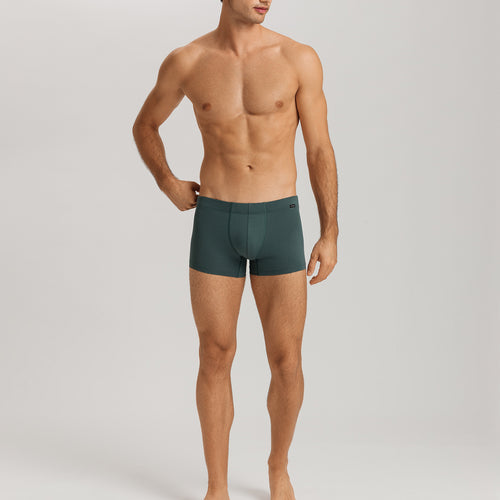 Cotton Essentials 2 Pack Boxer Brief With Covered Waistband | Herb Tea / Vint Indigo 73079-3022