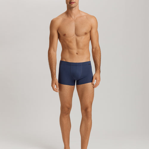 Cotton Essentials 2 Pack Boxer Brief With Covered Waistband | Herb Tea / Vint Indigo 73079-3022