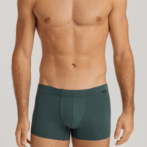 Cotton Essentials 2 Pack Boxer Brief With Covered Waistband | Herb Tea / Vint Indigo 73079-3022