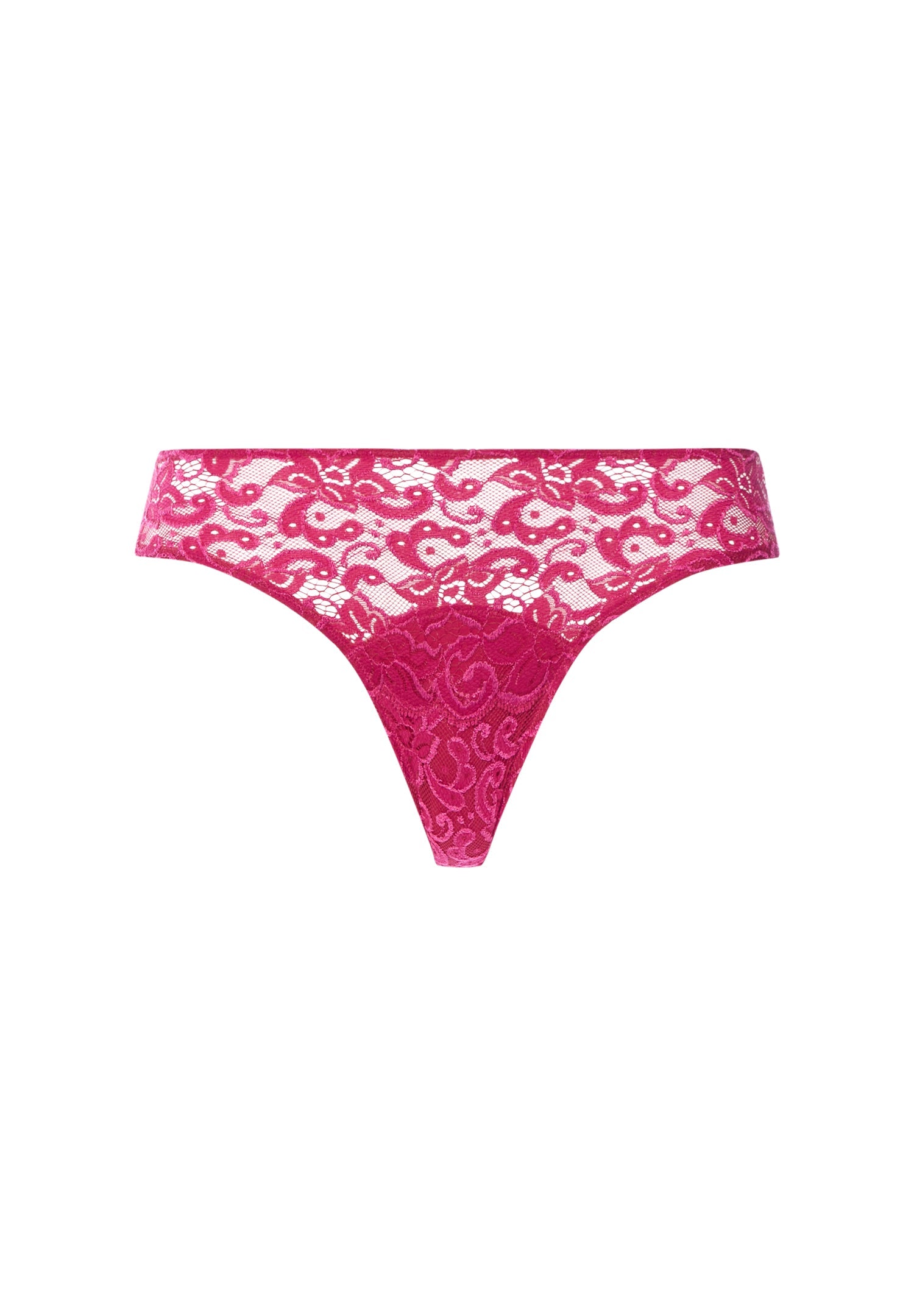 beige bikini panty on white background