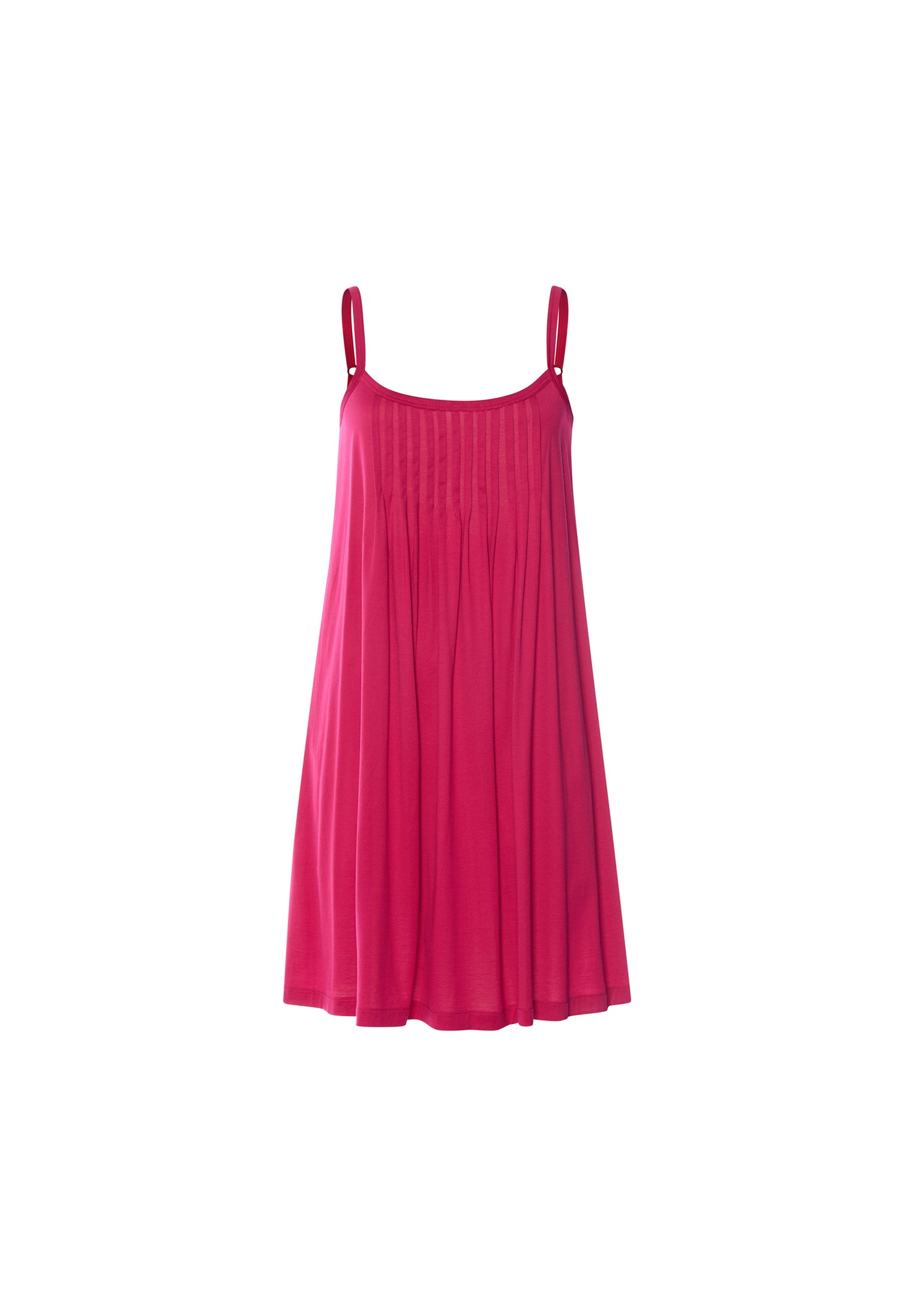 blue babydoll chemise on white background