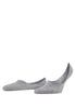 12498 Invisible Cotton Falke Steps Invisible Sock - 3390 Light Greymel.