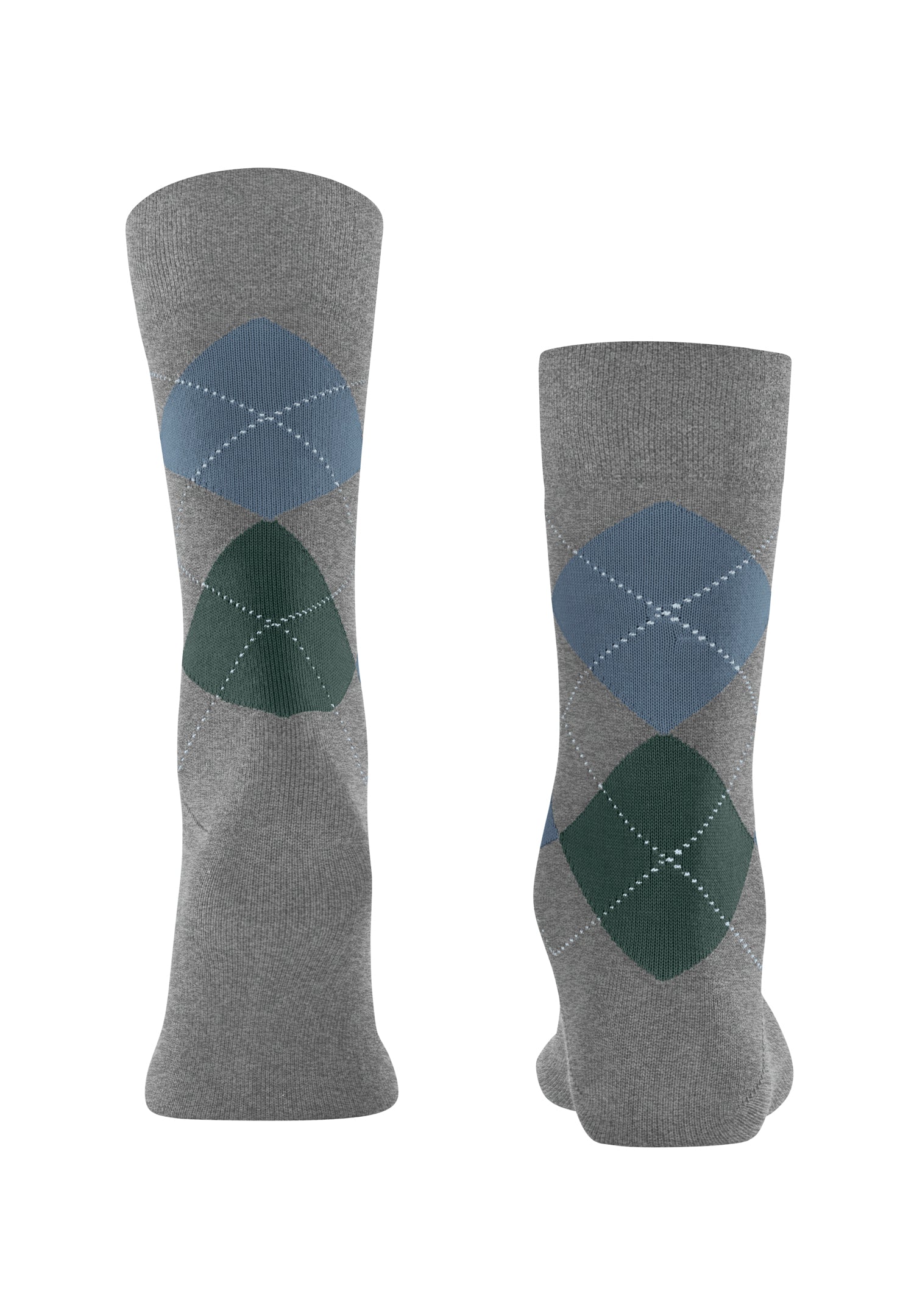 Sensitive Argyle So Socks | Light Greymel. 12535-3390