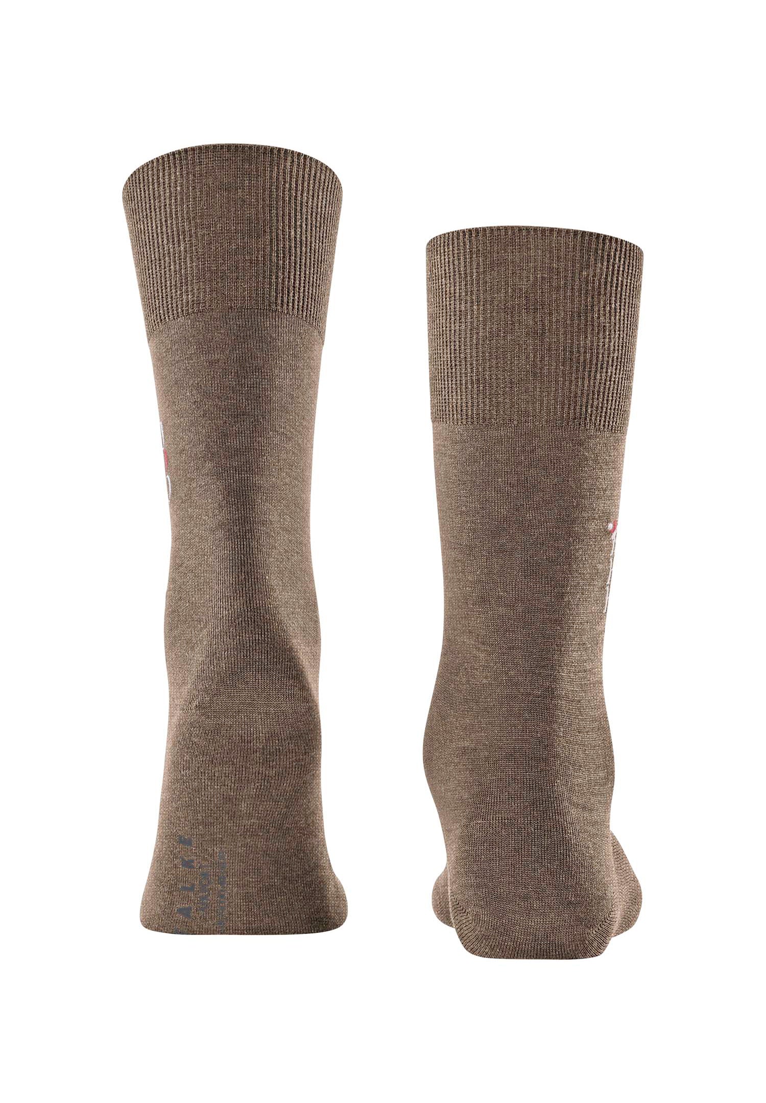 Airport Ho Ho Ho Socks | Nutmeg Melange 12599-5410