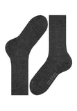 14416 Sensitive Berlin Sensitive Berlin Wool And Cotton Sock - 3080 Anthracite Melange