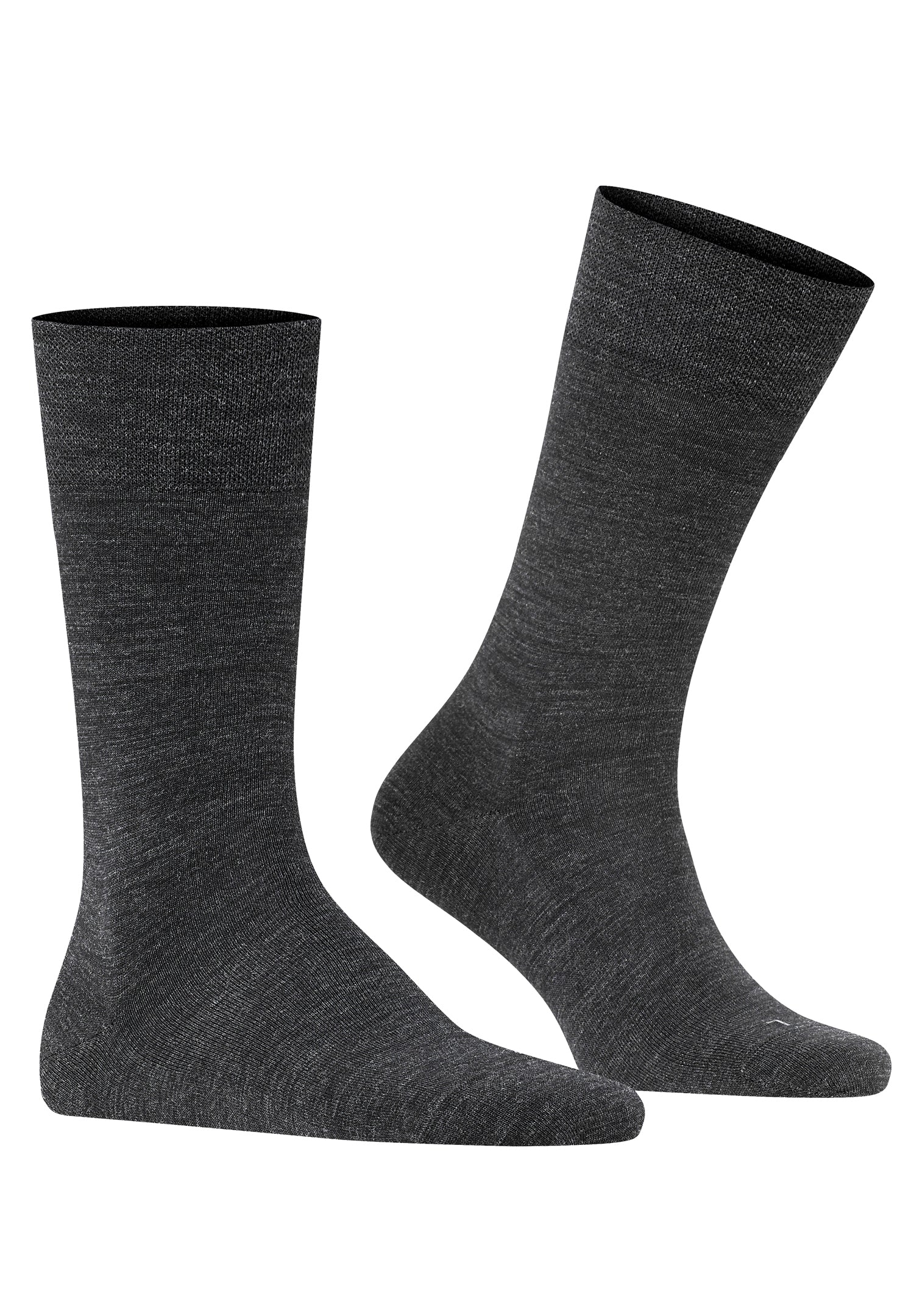 Sensitive Berlin Sensitive Berlin Wool And Cotton Sock | Anthracite Melange 14416-3080