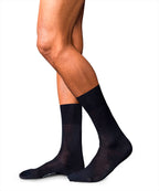No. 6 Finest Merino Silk Socks | Dark Navy 14451-6370