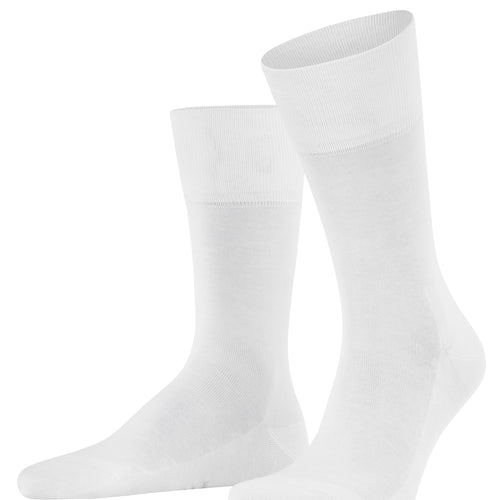 Tiago Dress Sock Mens Mercerized Cotton Tiago Dress Sock | White 14662-2000