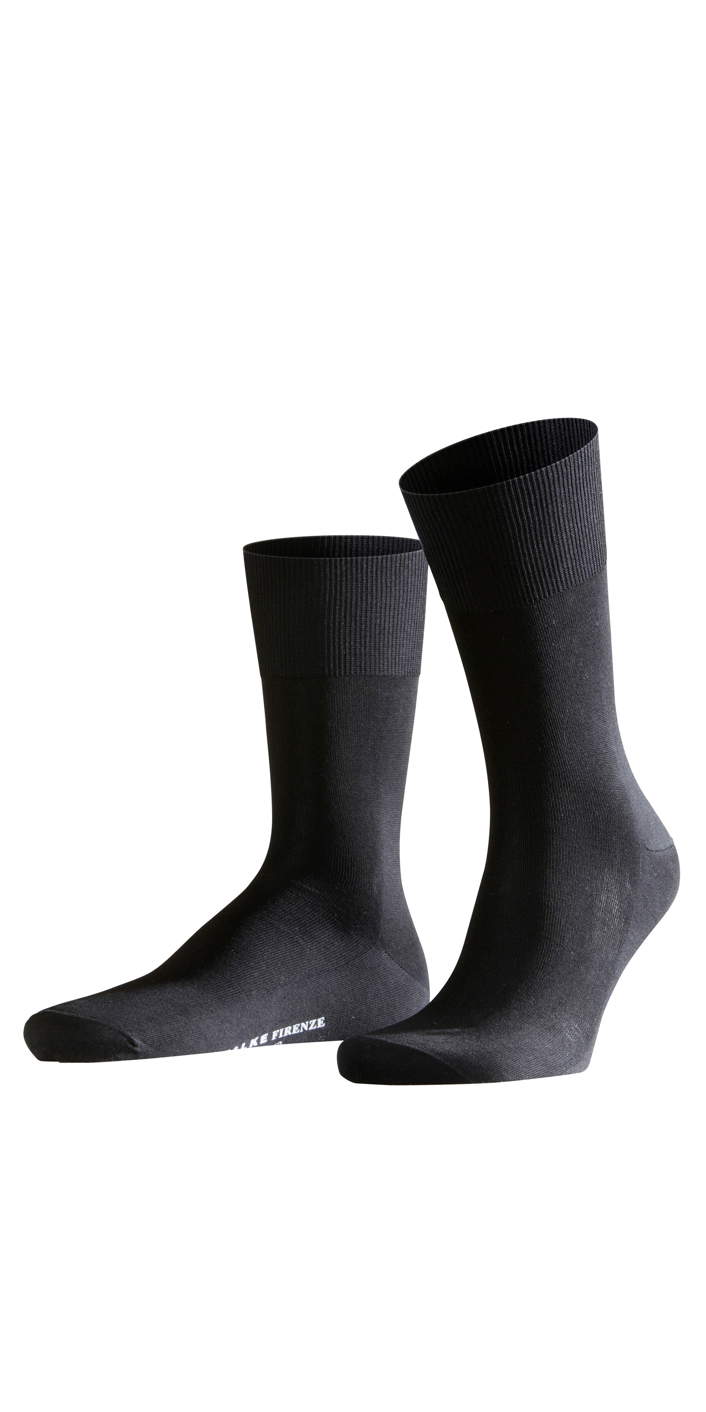 14684 Firenze Men's Firenze Dress Sock - 3000 Black