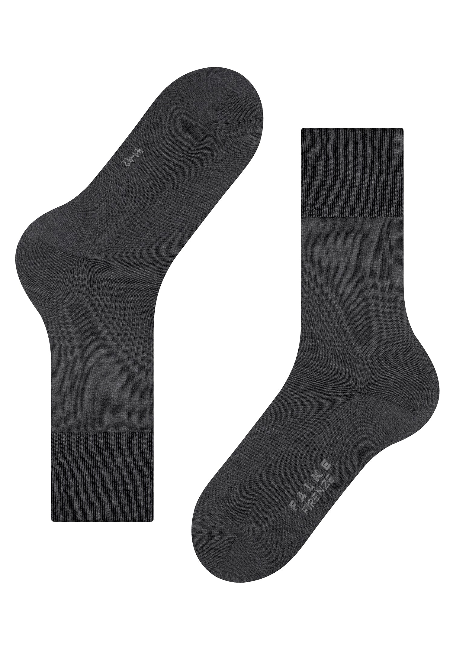 Firenze Men's Firenze Dress Sock | Anthracite Melange 14684-3190