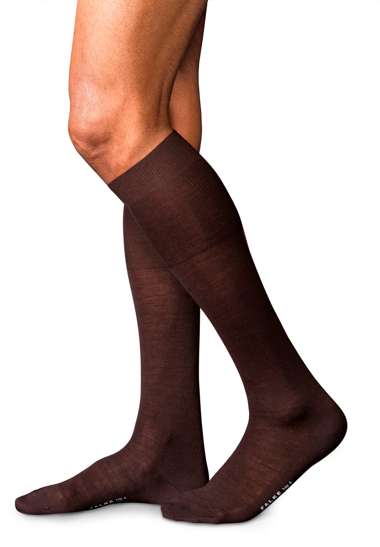 Luxury Line Basics Falke No. 6 Knee High | Brown 15451-5930