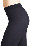 Rib Womens Fine Rib Tight | Black 40659-3009F