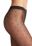 Dot Tight Dot Sheer Tight | Black 40685-3009F