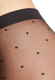 Dot Tight Dot Sheer Tight | Black 40685-3009F