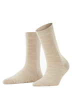Softmerino Women's Softmerino Wool Sock | Linen Melange 47488-4549