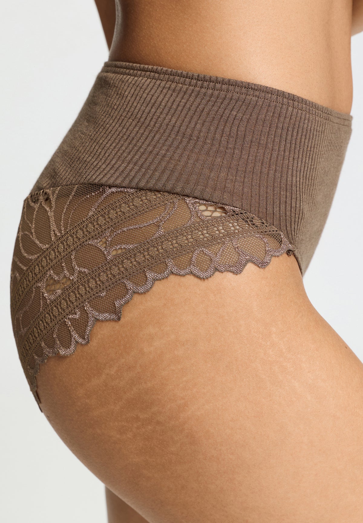 Marcia Lace Back Full Brief | Natural Teak 70759-2768