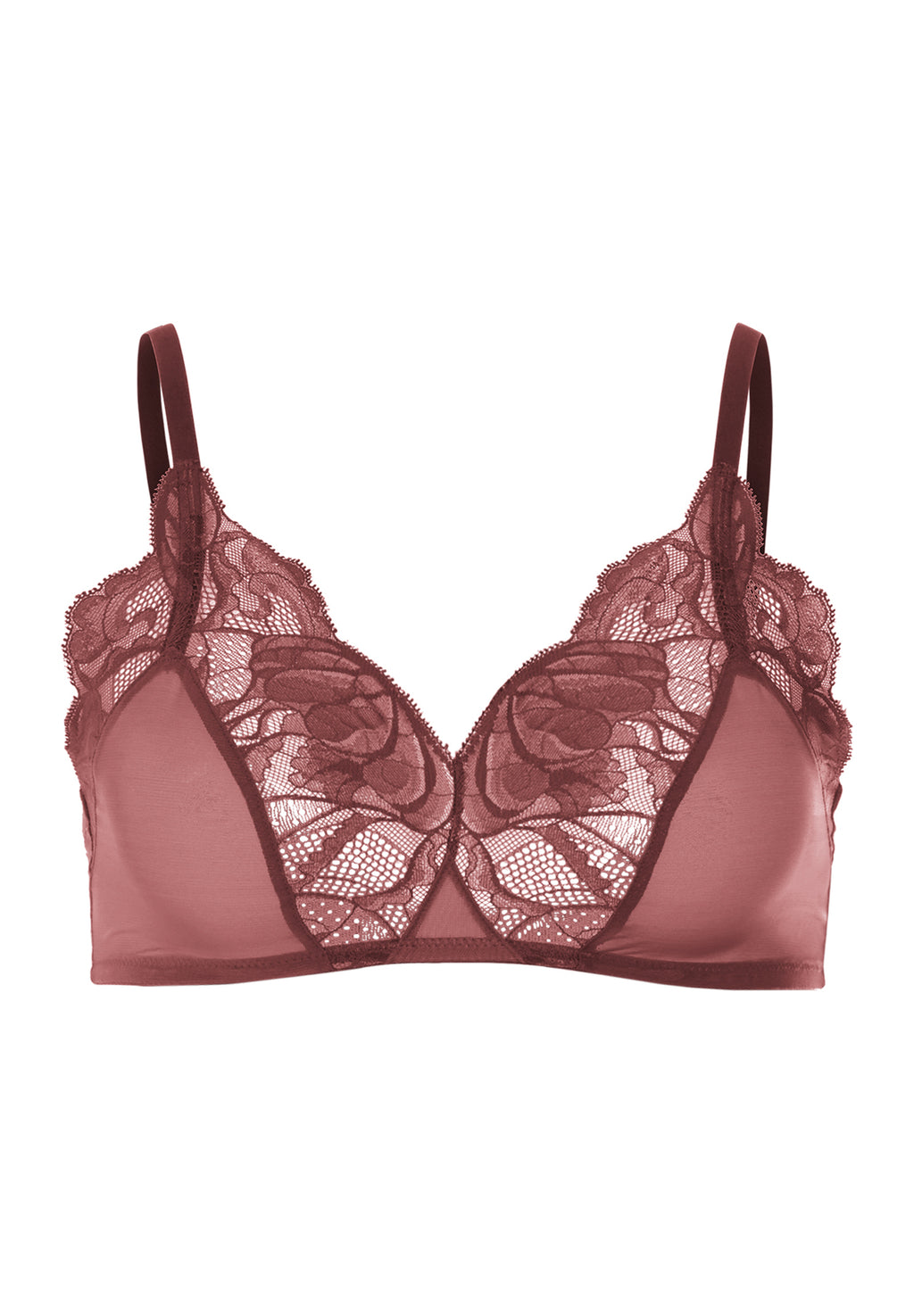Lysia Lace Trim Soft Cup Bra | Apple Butter 70760-2441