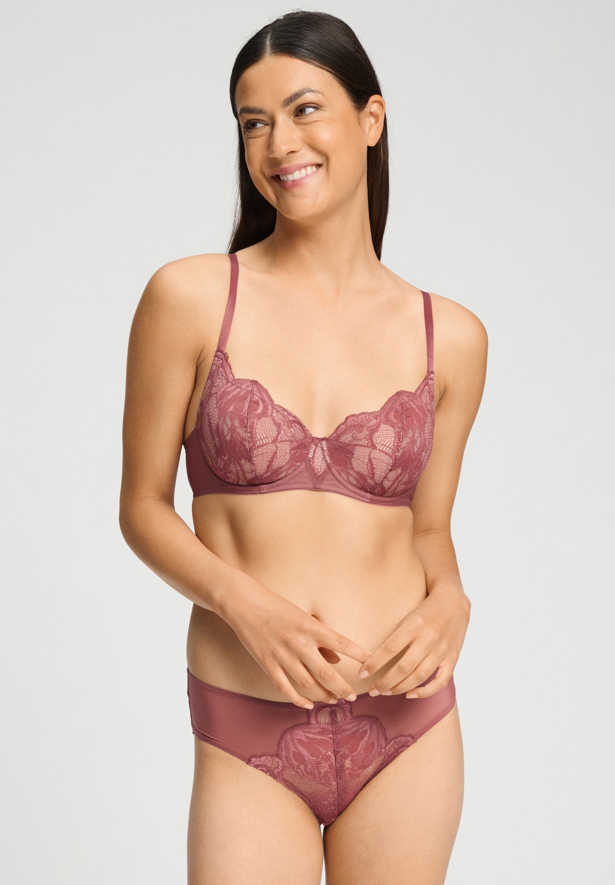 Lysia Lace Underwire Bra | Apple Butter 70761-2441