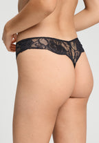 Lysia Lace Thong | Black 70762-019