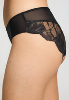 Lysia Lace High Cut Brief | Black 70763-019