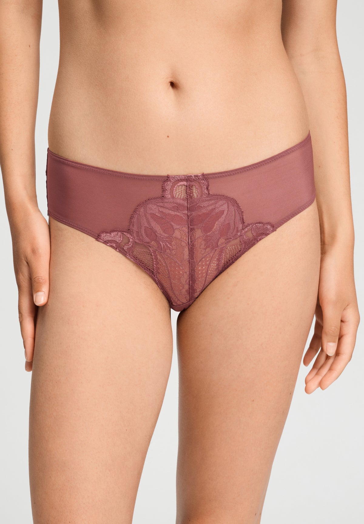 Lysia Lace High Cut Brief | Apple Butter 70763-2441
