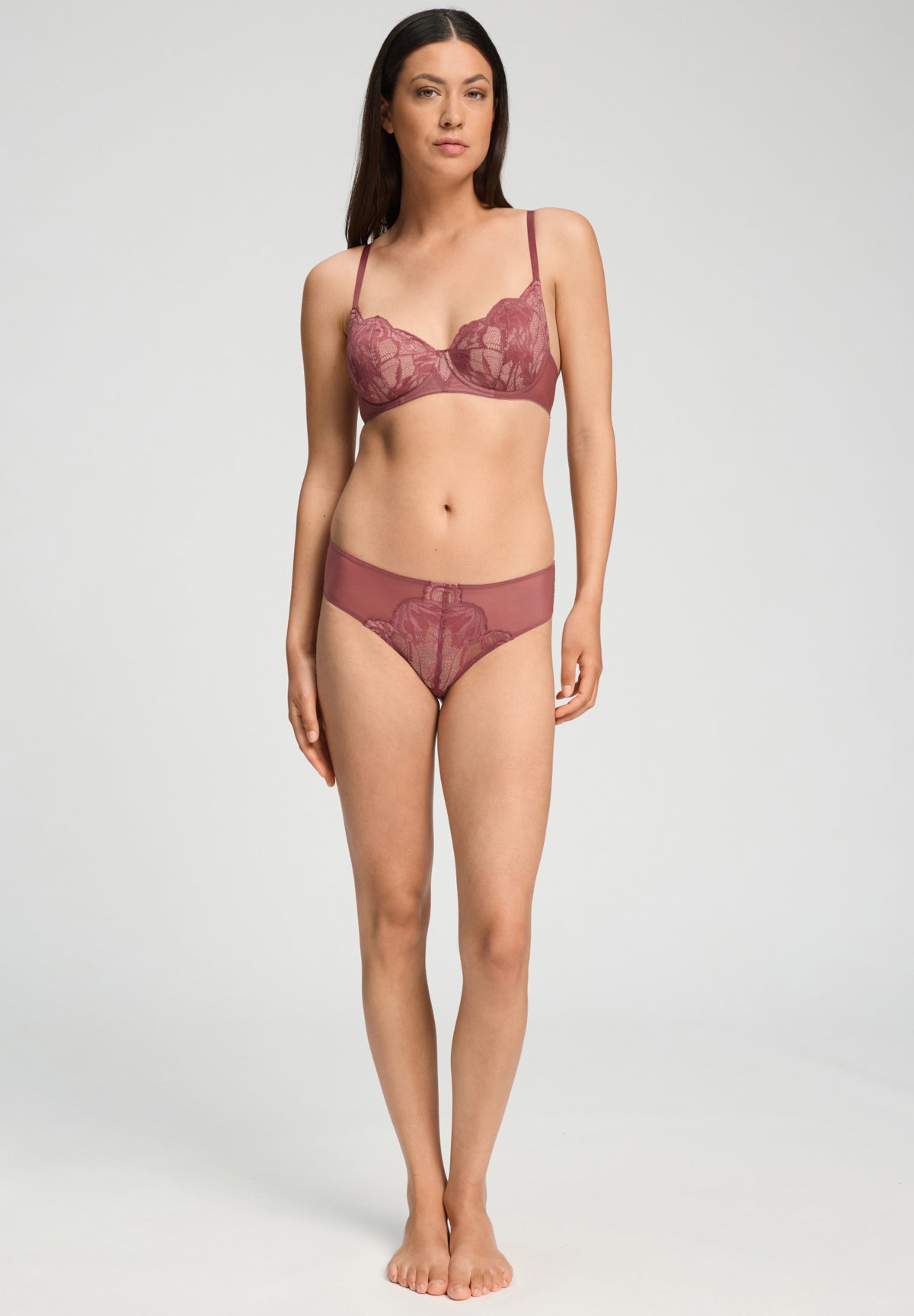 Lysia Lace High Cut Brief | Apple Butter 70763-2441
