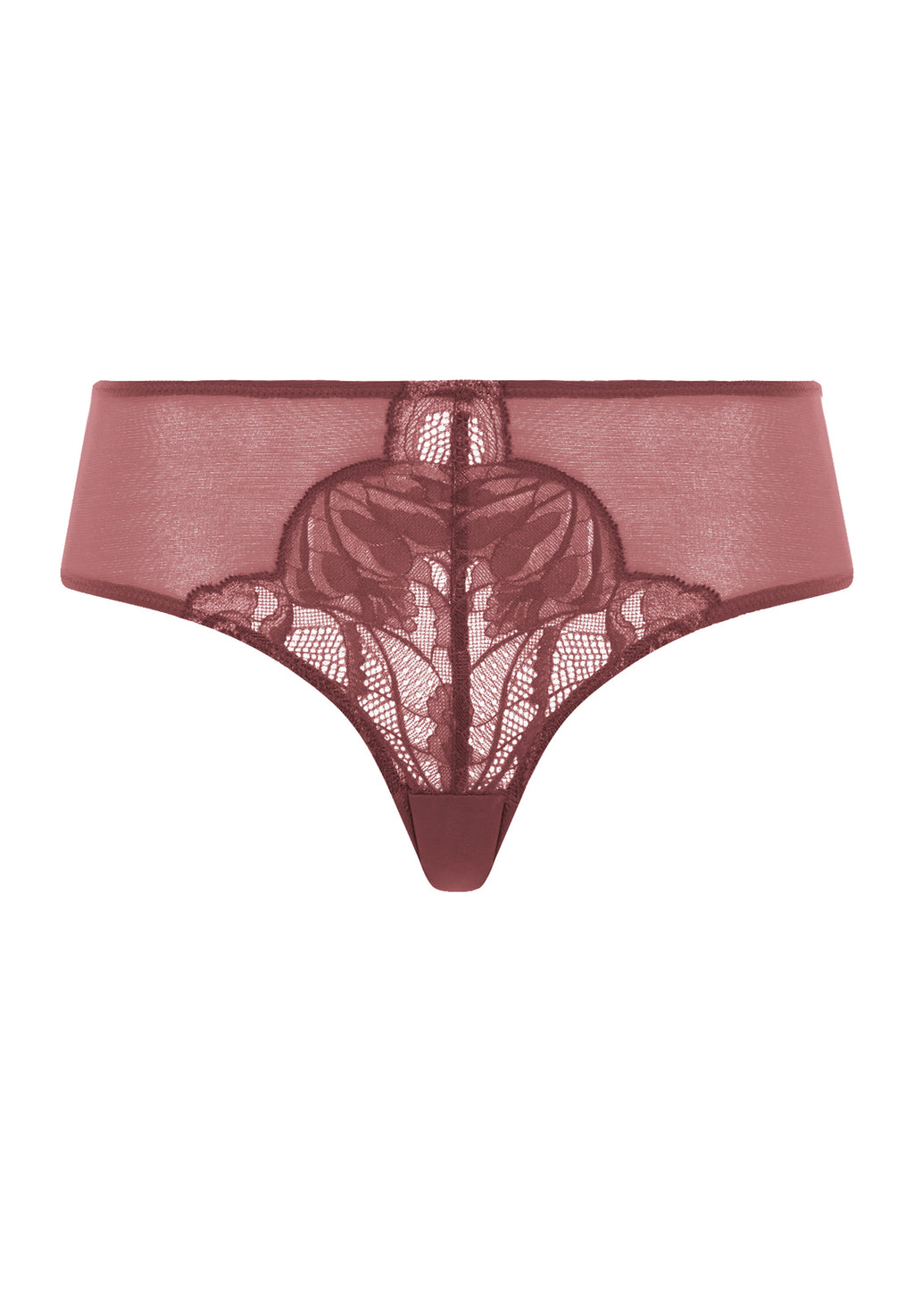 Lysia Lace High Cut Brief | Apple Butter 70763-2441
