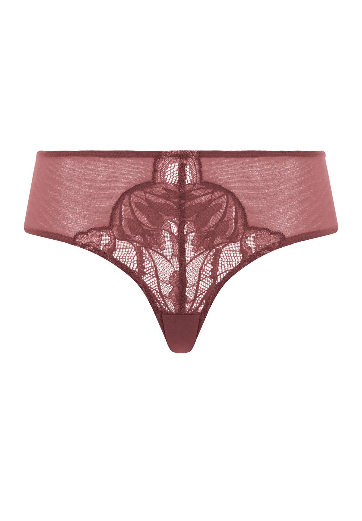 Lysia Lace High Cut Brief | Apple Butter 70763-2441