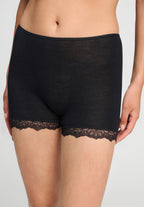 Woolen Lace Boyleg | Black 70770-019
