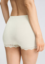 Woolen Lace Boyleg | Misty White 70770-2123