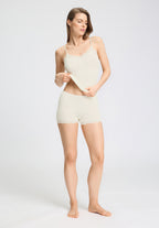 Woolen Lace Boyleg | Misty White 70770-2123