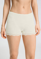 Woolen Lace Boyleg | Misty White 70770-2123