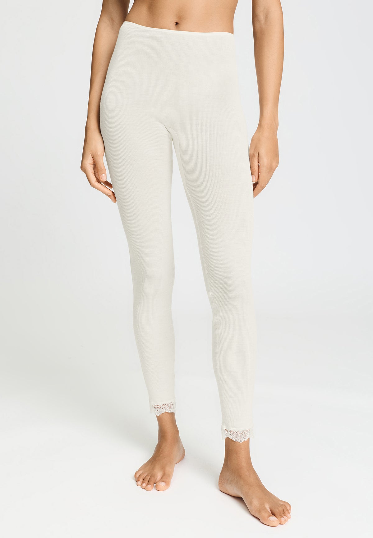 Woolen Lace Leggings | Misty White 70771-2123
