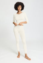 Woolen Lace Leggings | Misty White 70771-2123