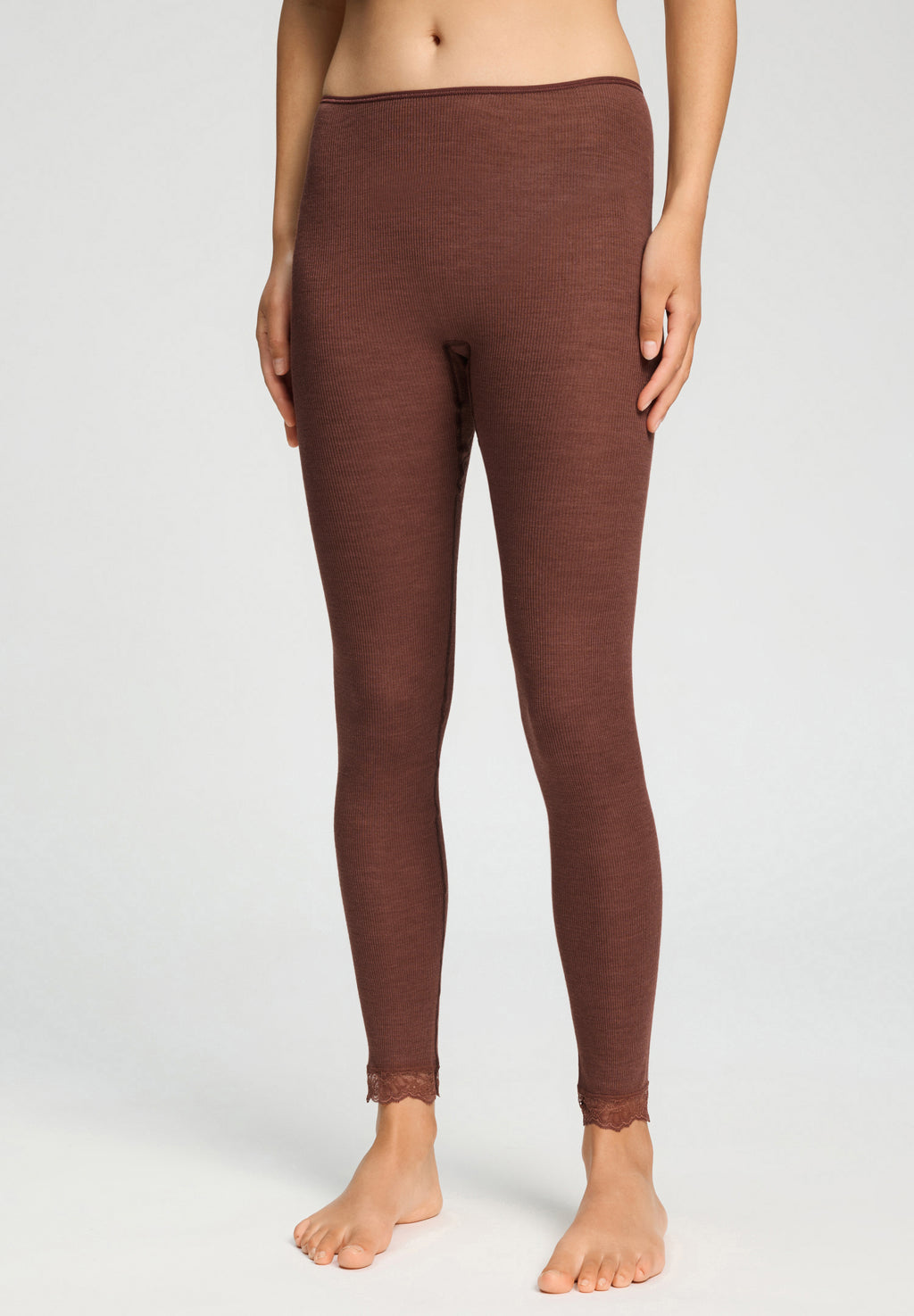 Woolen Lace Leggings | Cinnamon 70771-2790