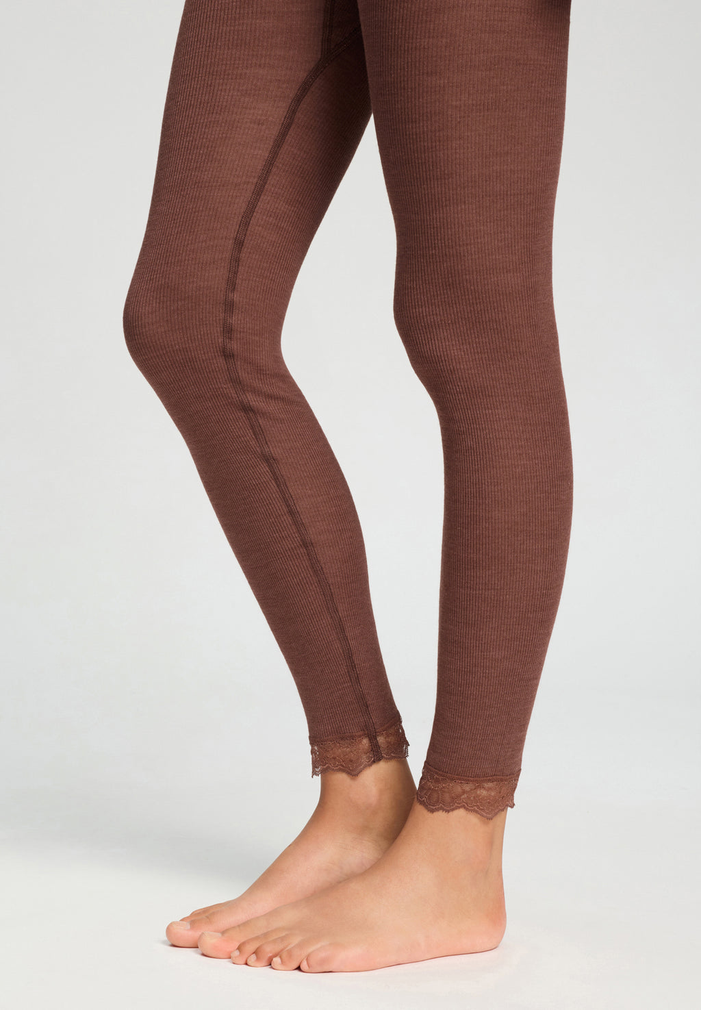 Woolen Lace Leggings | Cinnamon 70771-2790
