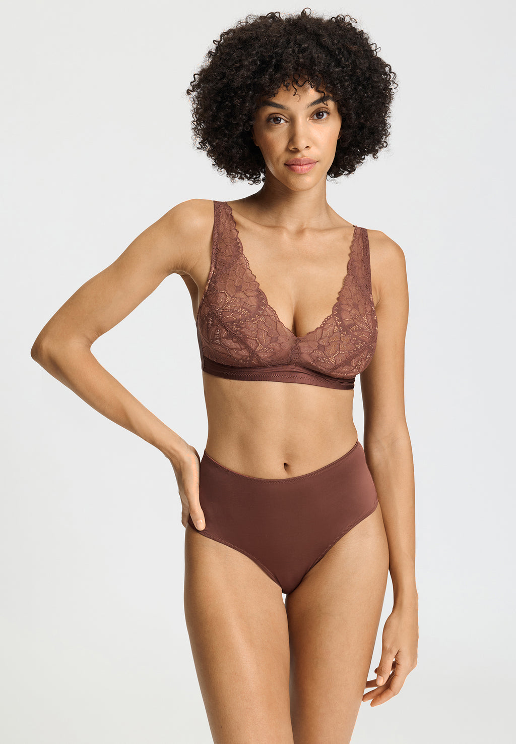 Azelia Light Padded Soft Cup Bra | Cinnamon 70773-2790