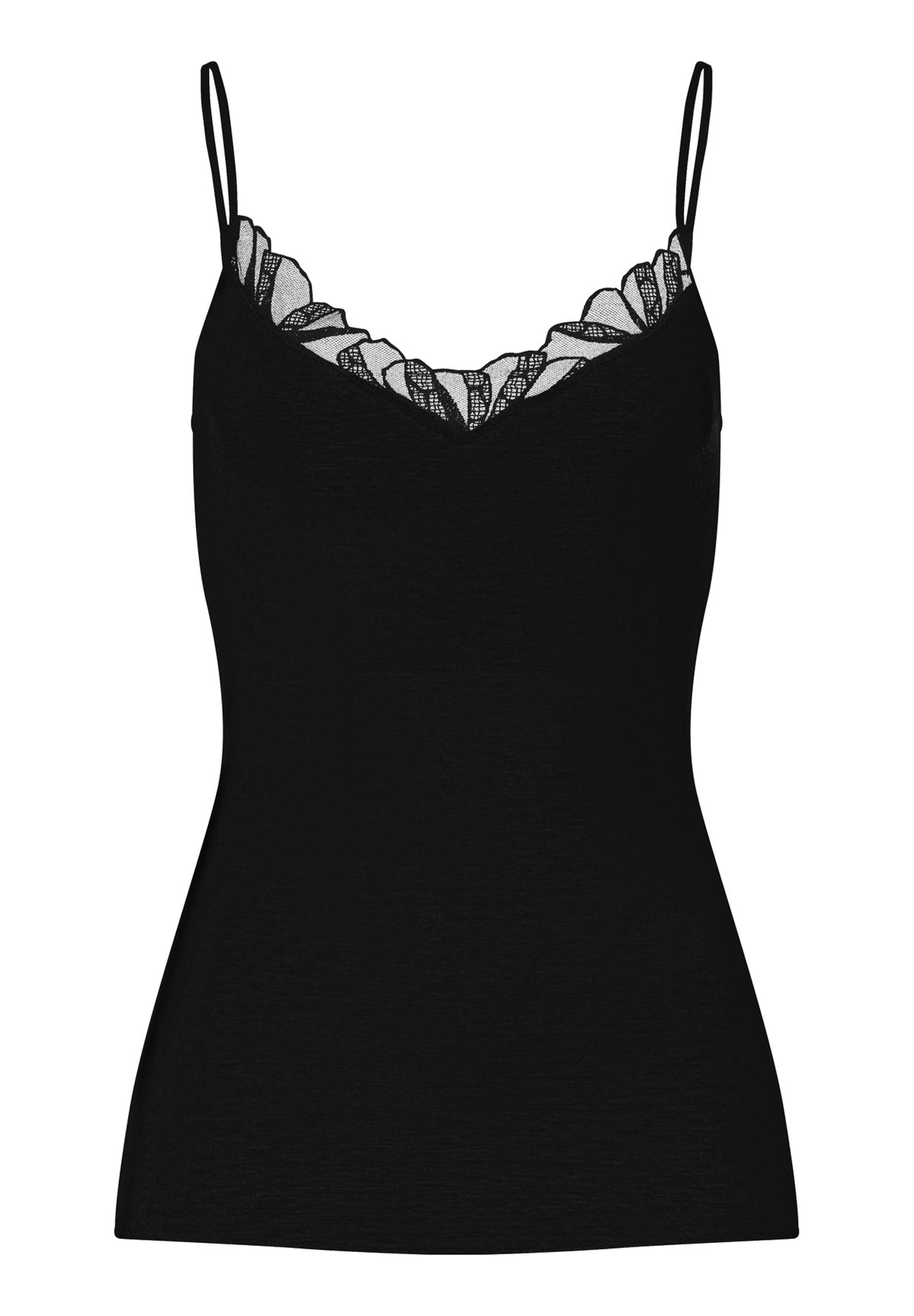 Rosaria Spaghetti Camisole | Black 70783-019