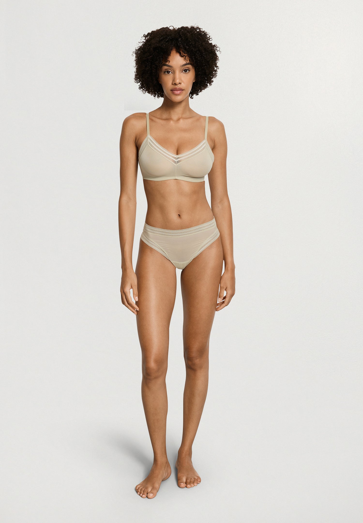 Orea Brazilian Panty | Olive Stem 70809-2661