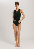 Celeste Wool And Silk Lace Trim Full Briefs | Dark Malachite 70819-2709