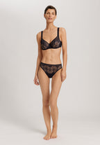 Holly Lace Brazillian Panty | Black 70823-019