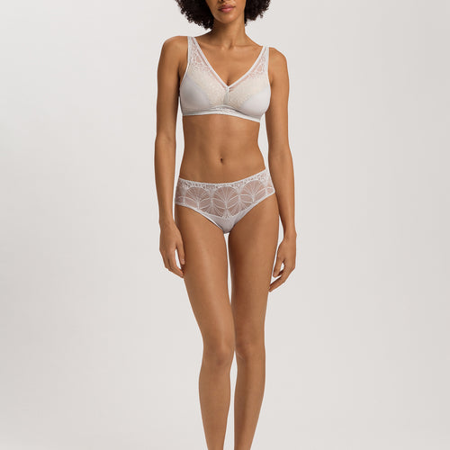 Holly Lace Hi-Cut Briefs | Silver Vapor 70824-2652