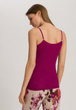 Woolen Lace Lace Trim Wool And Silk Camisole | Pink Tourmaline 70827-2473