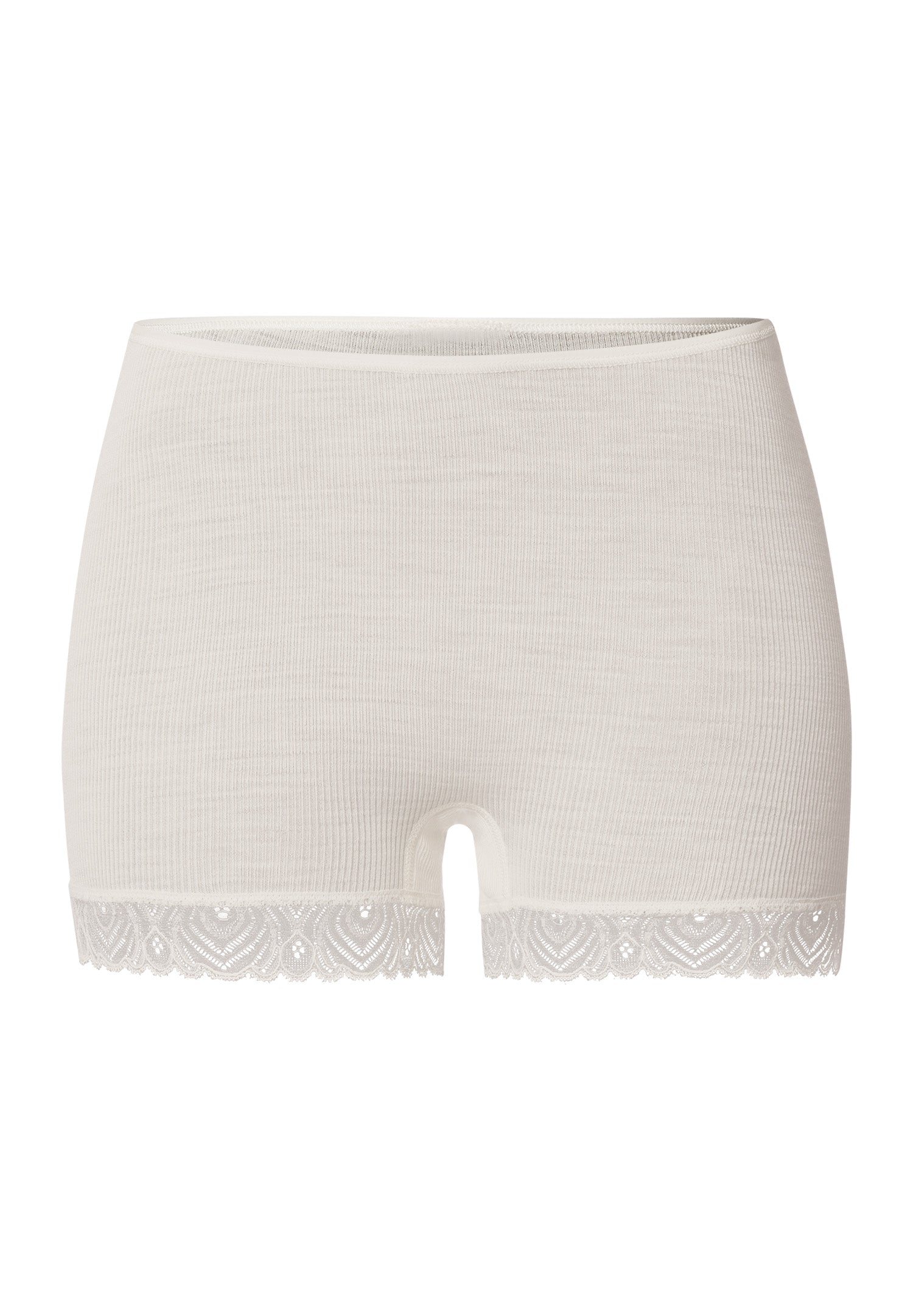 Woolen Lace Lace Trim Wool And Silk Boyleg | Misty White 70832-2123