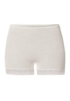 Woolen Lace Lace Trim Wool And Silk Boyleg | Misty White 70832-2123