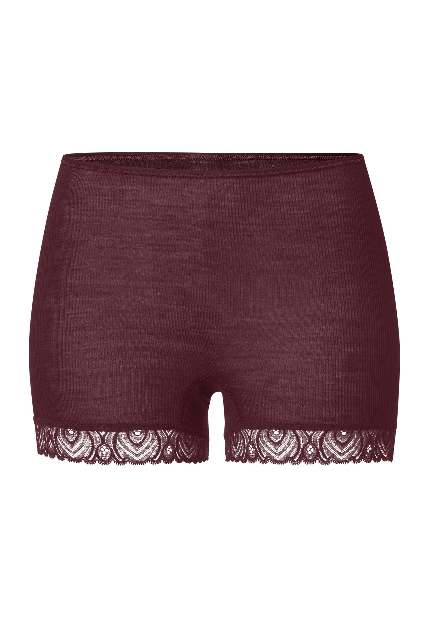 Woolen Lace Lace Trim Wool And Silk Boyleg | Vivid Brown 70832-2421